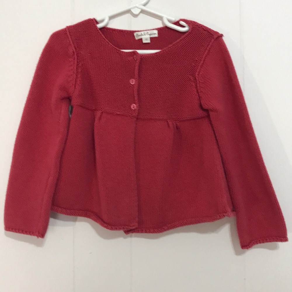 Red Knitted Cardigan